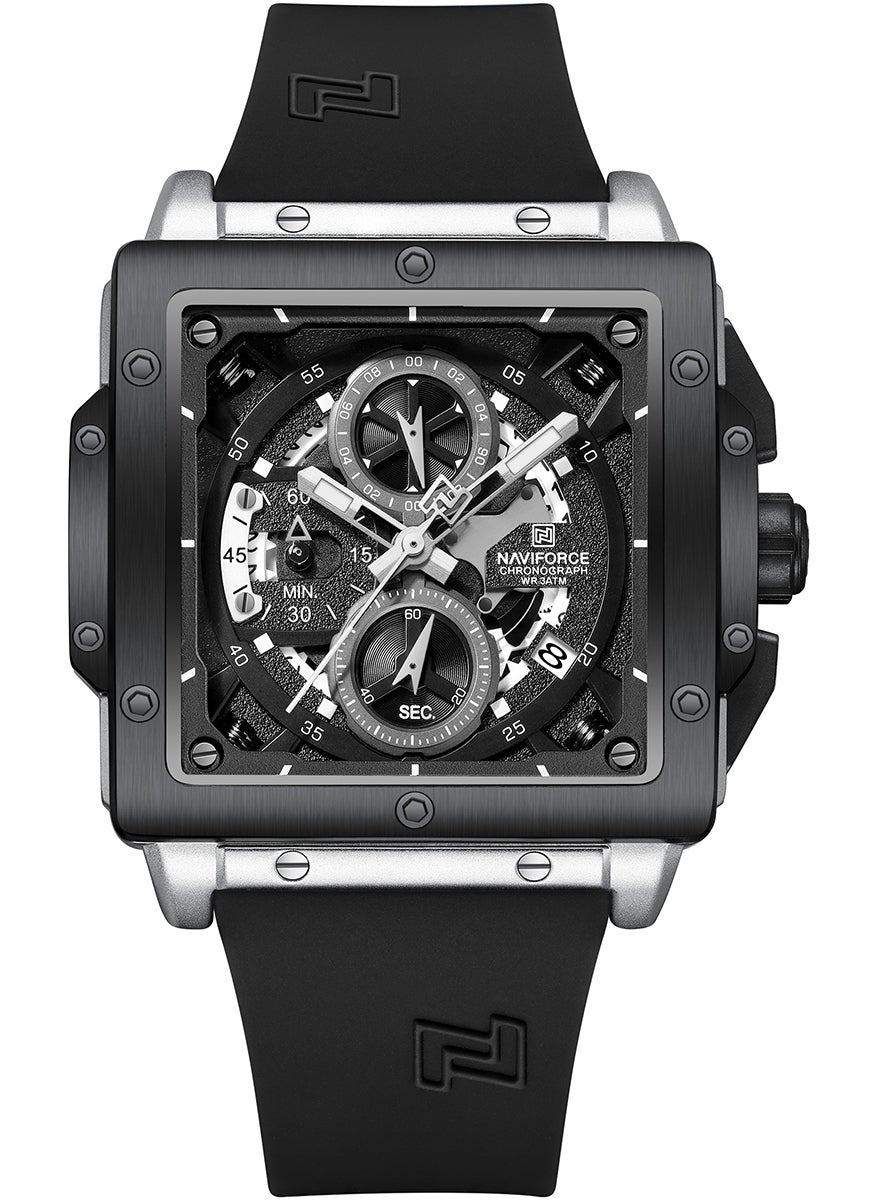 Naviforce Watch For Men NF8064-S-B-B